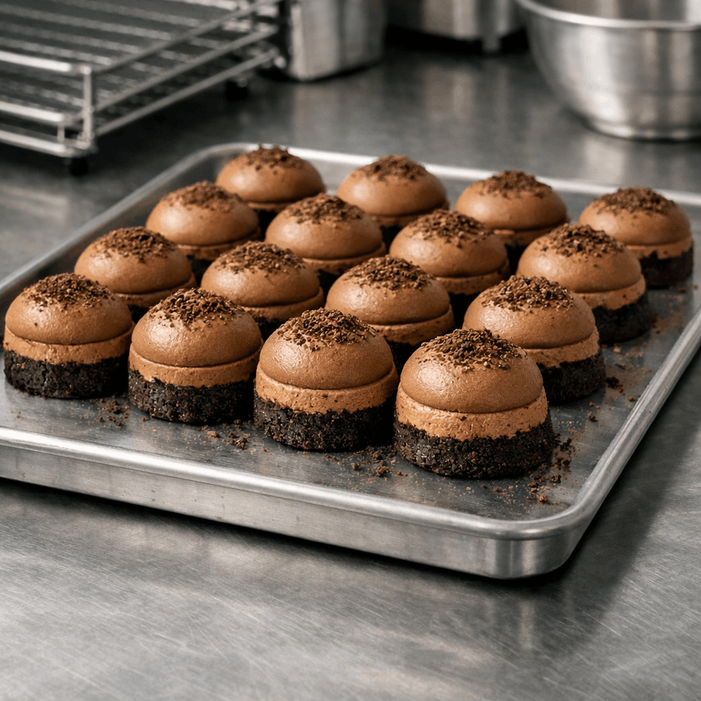 oreo alternative dark chocolate biscuit crumbs for traybake production
